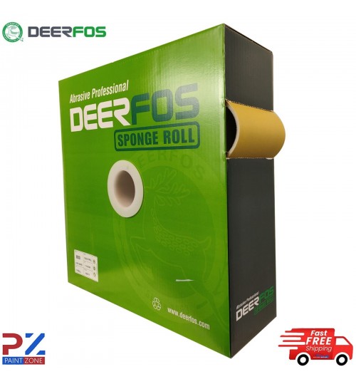 DEERFOS ABRASIVE SPONGE ROLL 800 GRIT 115 X 25 M 1 ROLL